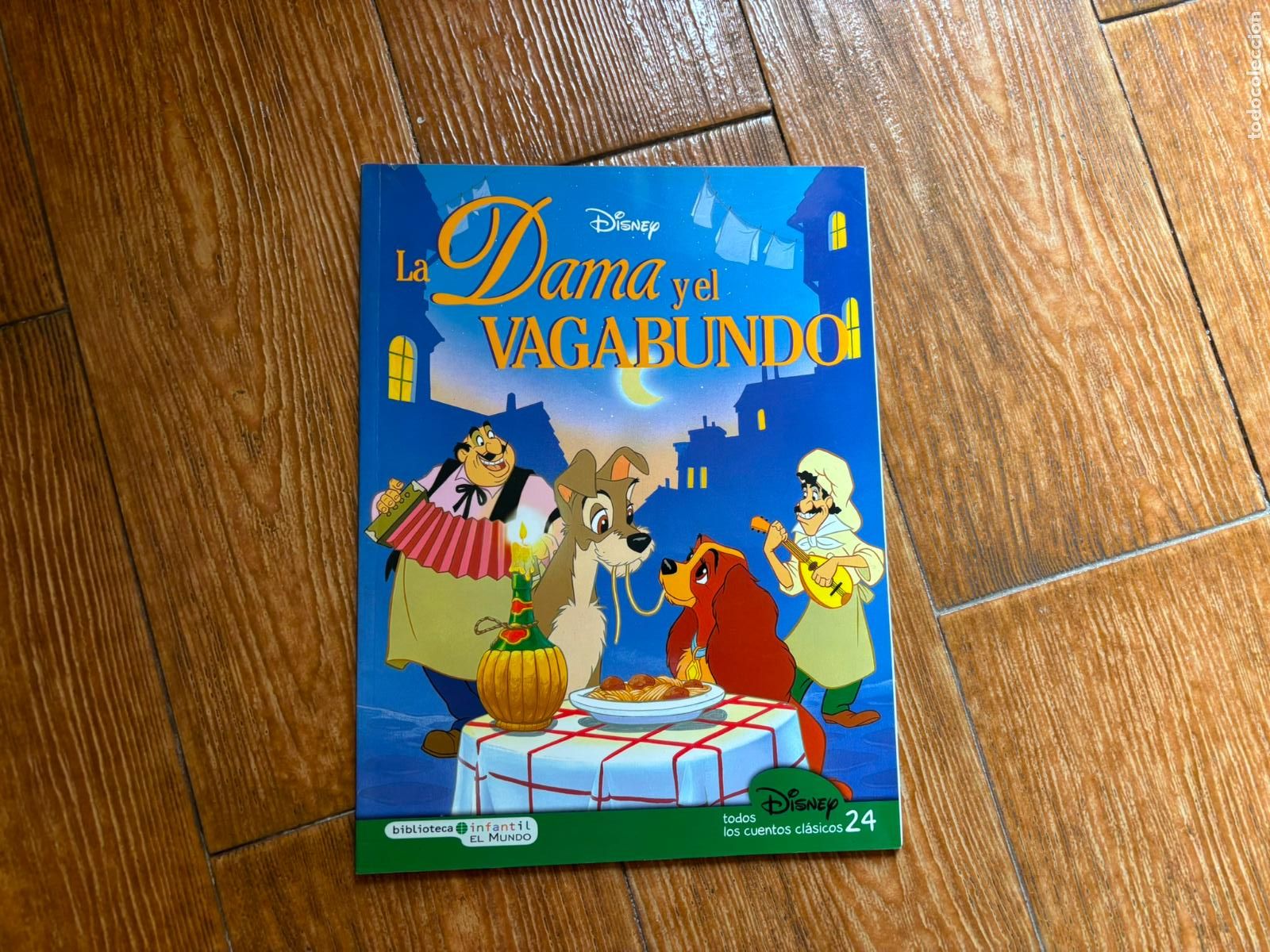 Tebeos: BIBLIOTECA INFANTIL EL MUNDO N&ordm; 24 LA DAMA Y EL VAGABUNDO WALT DISNEY