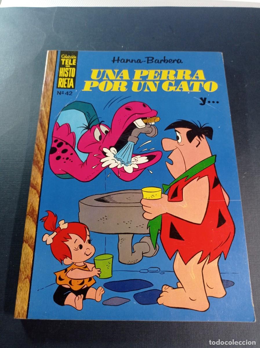 Tebeos: COLECCI&Oacute;N TELE HISTORIETA, N&ordm; 42. UNA PERRA POR UN GATO. Hanna - Barbera. Ed. Recreativas 1972 +++