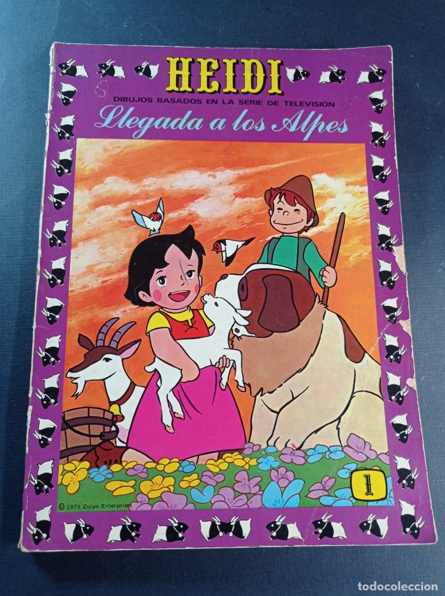 Tebeos: HEIDI N&ordm; 1. LLEGADA A LOS ALPES. EDICIONES RECREATIVAS 1975. C&Oacute;MIC BASADO EN SERIE ANIMACI&Oacute;N TV +++