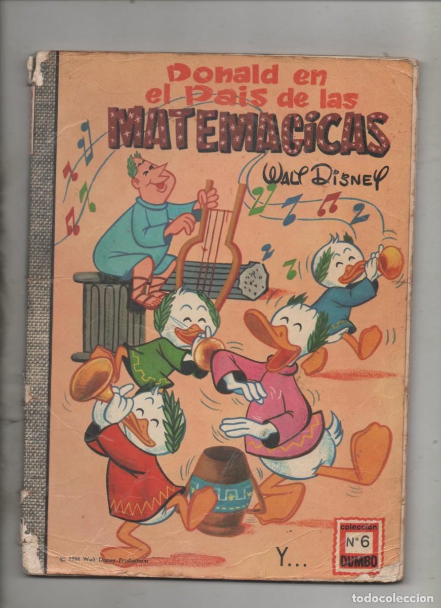 Tebeos: COLECCION DUMBO N&ordm; 6 . DONALD EN EL PAIS DE LAS MATEMATICAS .1&ordf; EDICION . - P