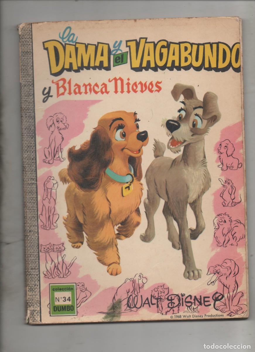 Tebeos: COLECCION DUMBO N&ordm; 34 . LA DAMA Y EL VAGABUNDO . Y BLANCANIEVES . - P