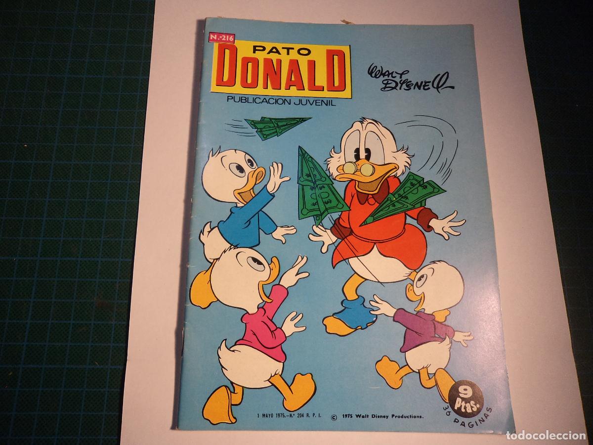Tebeos: Pato Donald. N&ordm; 216. ERSA