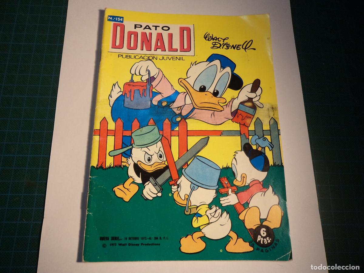 Tebeos: Pato Donald. N&ordm; 154. ERSA - Foto 1