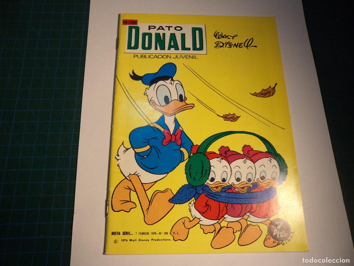 Tebeos: Pato Donald. N&ordm; 186. ERSA