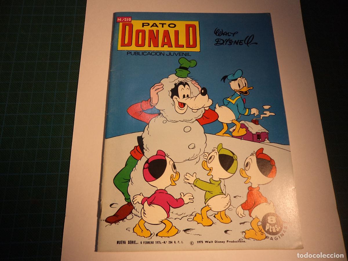 Tebeos: Pato Donald. N&ordm; 210. ERSA - Foto 1