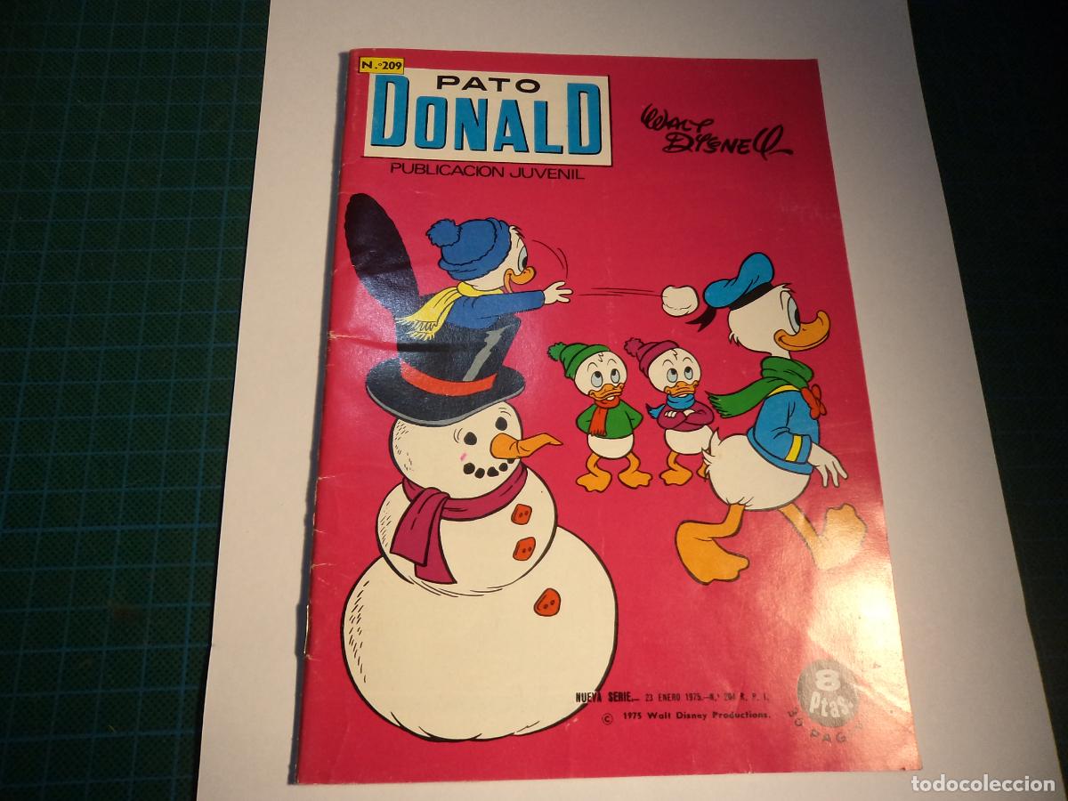 Tebeos: Pato Donald. N&ordm; 209. ERSA