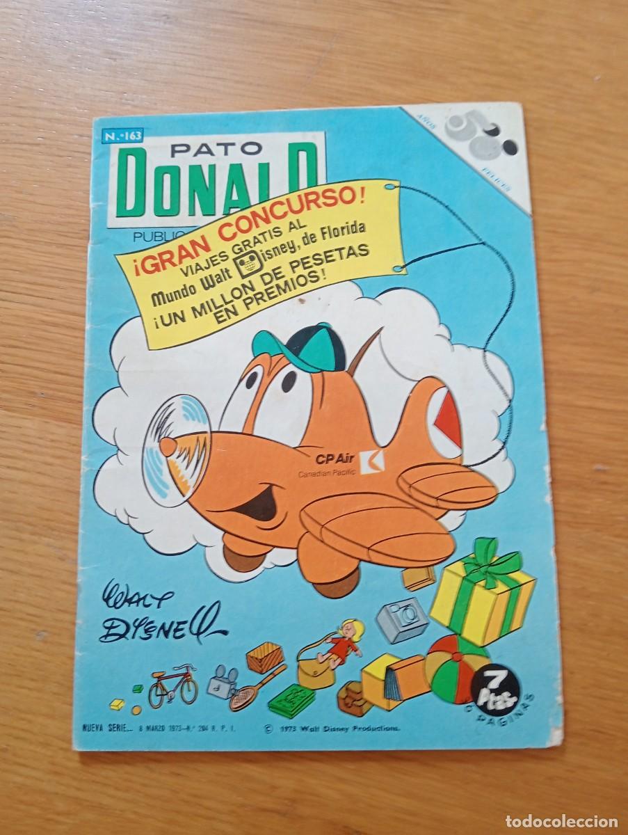 Tebeos: PATO DONALD N.&ordm; 163 (DE 231). GRAPA. EDICIONES RECREATIVAS S.A. (ERSA). 1973.