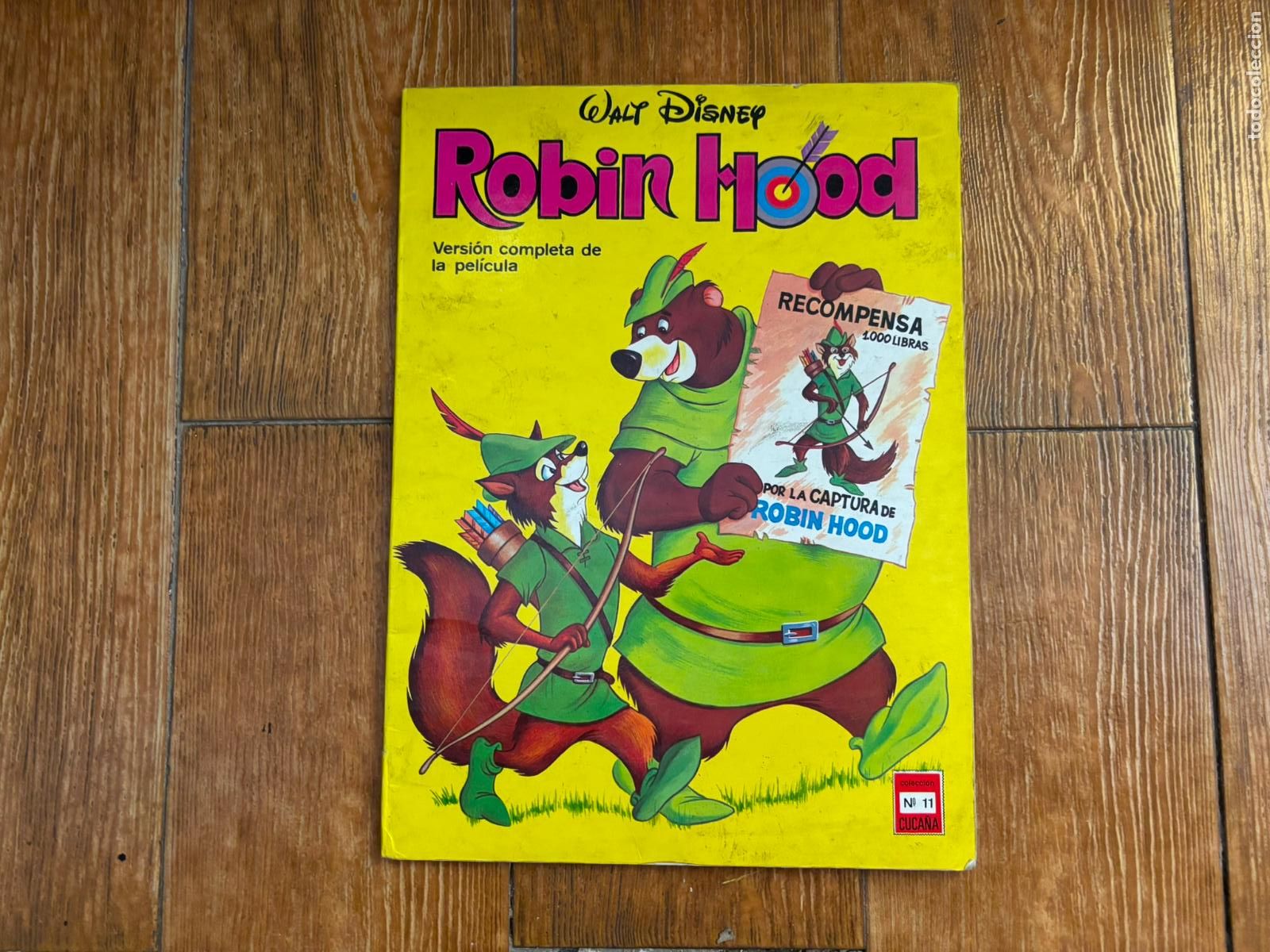 Tebeos: COLECCION CUCA&Ntilde;A N&ordm; 11 ROBIN HOOD WALT DISNEY ERSA