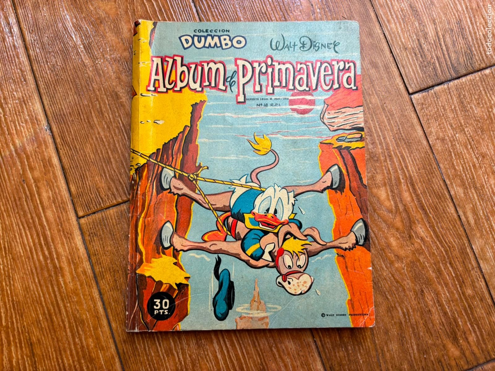 Tebeos: DUMBO ALBUM DE PRIMAVERA WALT DISNEY ERSA