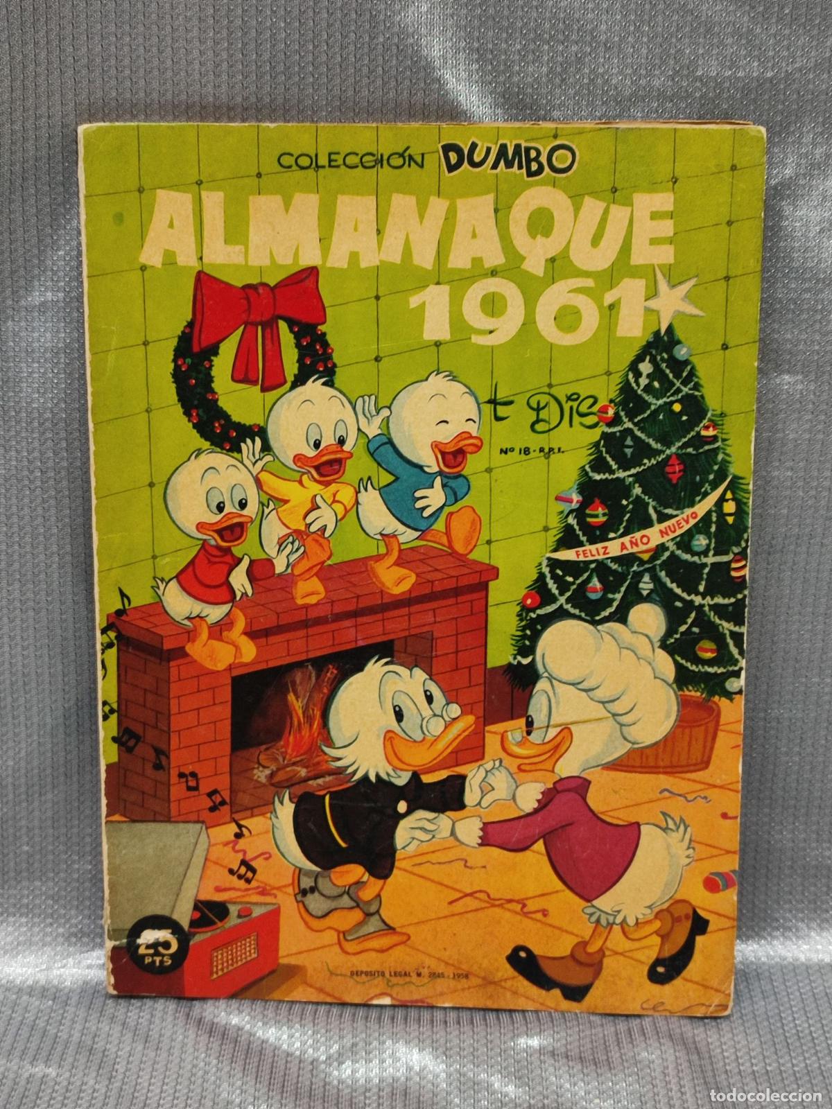Tebeos: COL. DUMBO. ALMANAQUE 1961. ERSA - WALT DISNEY