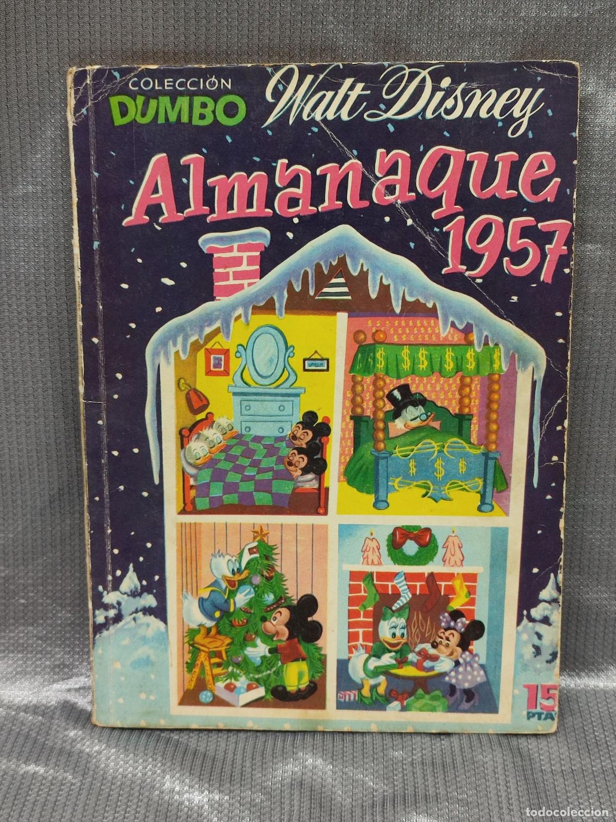 Tebeos: COL. DUMBO. ALMANAQUE 1957. ERSA - WALT DISNEY