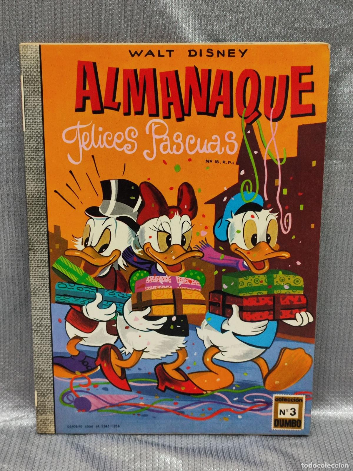 Tebeos: COL. DUMBO 3. ALMANAQUE FELICES PASCUAS. ERSA - WALT DISNEY