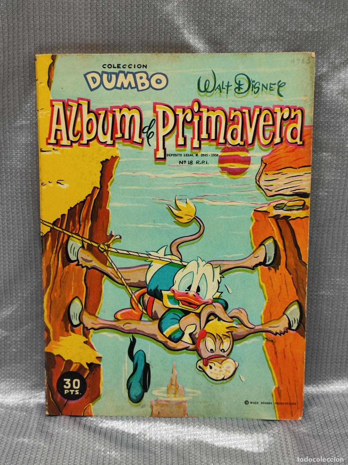 Tebeos: COL. DUMBO. ALBUM DE PRIMAVERA. ERSA - WALT DISNEY