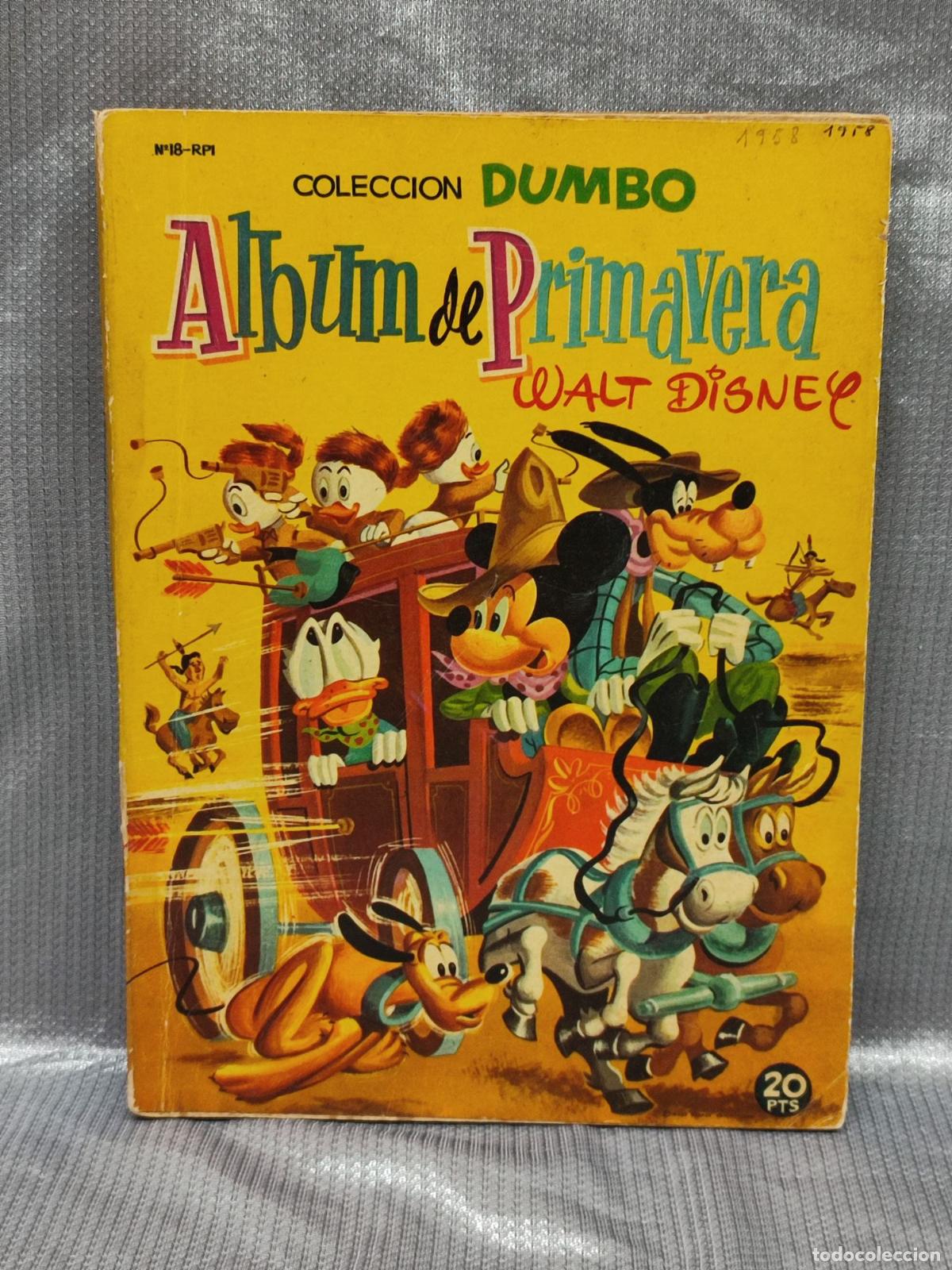Tebeos: COL. DUMBO. ALBUM DE PRIMAVERA. ERSA - WALT DISNEY