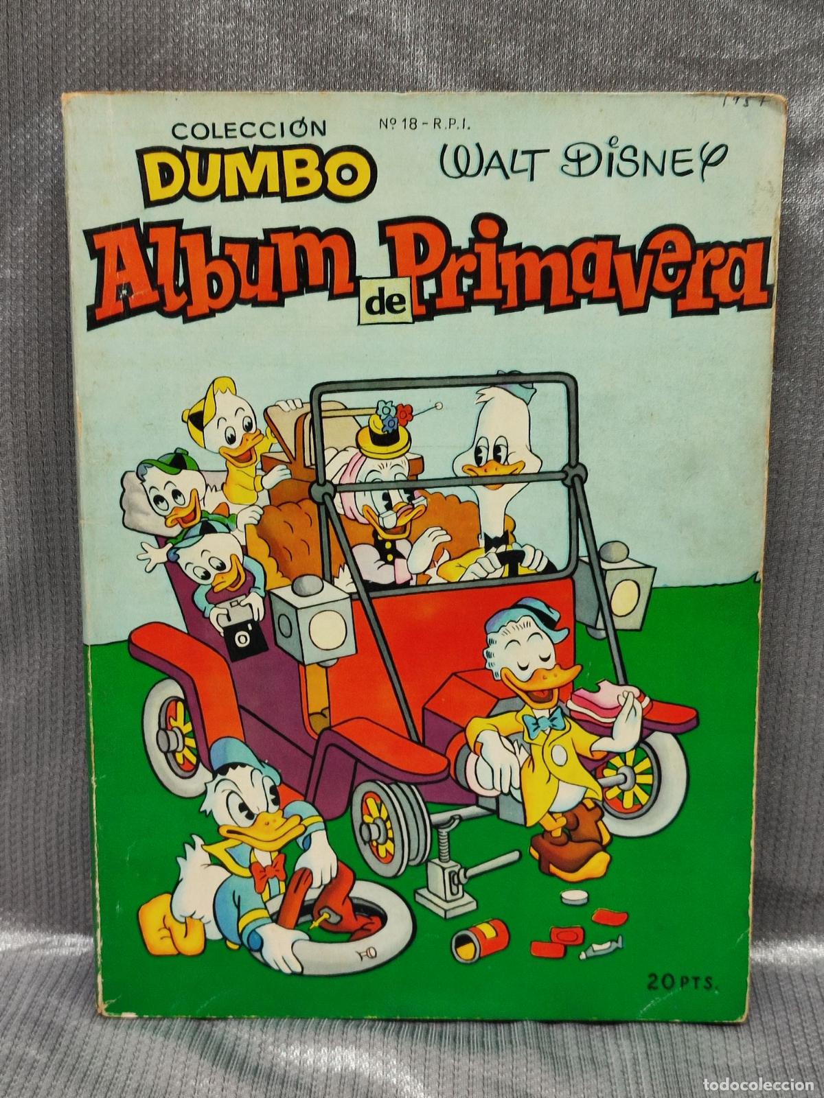 Tebeos: COL. DUMBO. ALBUM DE PRIMAVERA. ERSA - WALT DISNEY