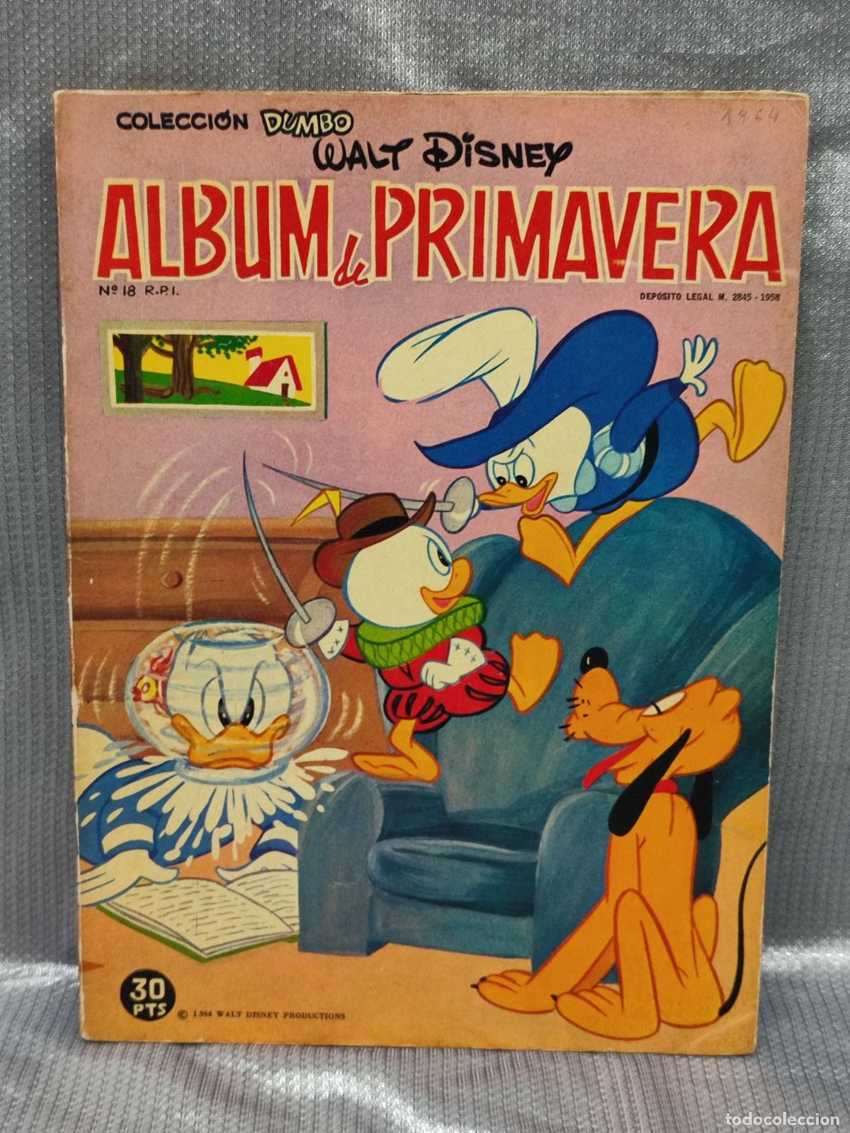 Tebeos: COL. DUMBO. ALBUM DE PRIMAVERA. ERSA - WALT DISNEY