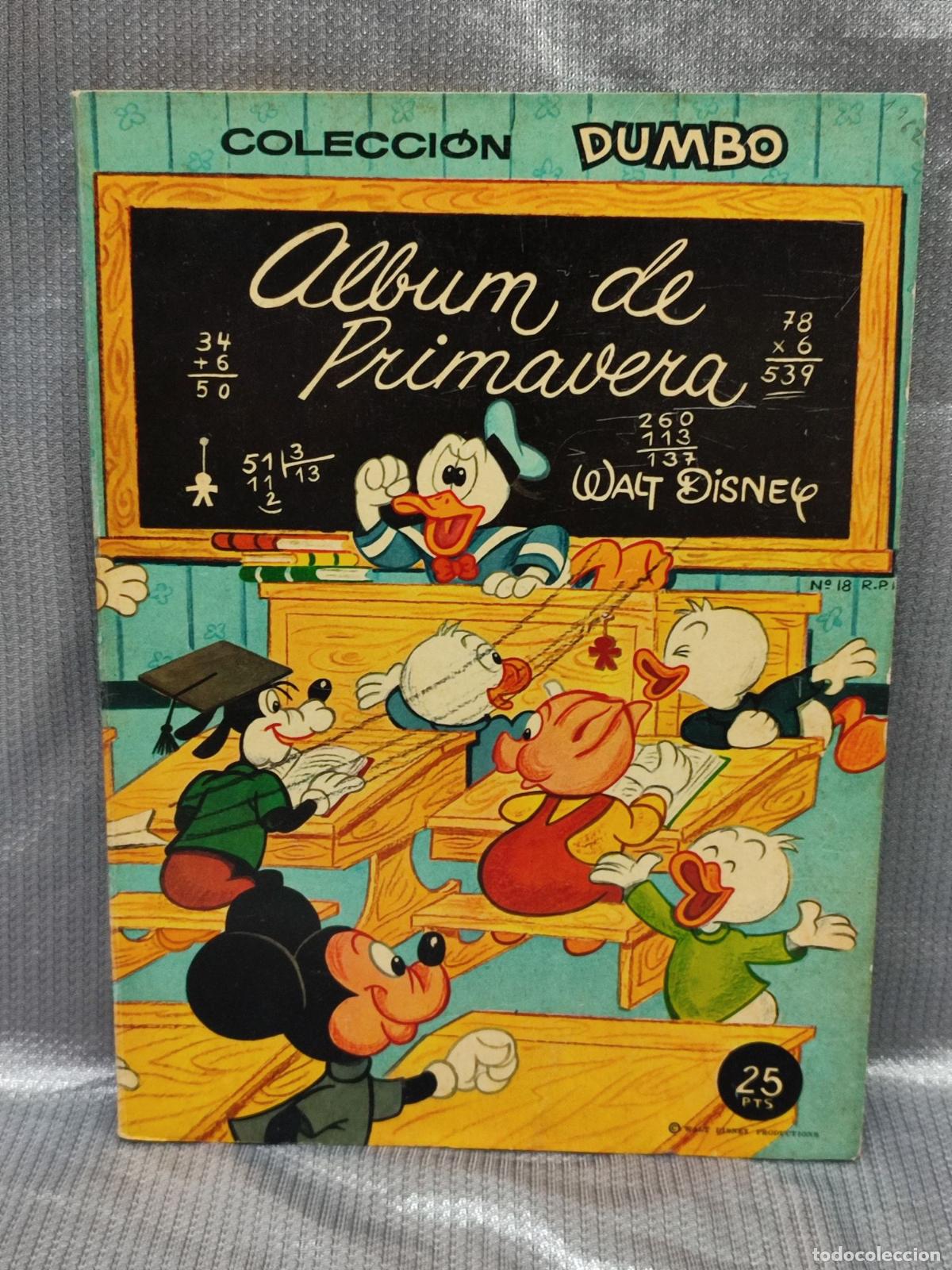 Tebeos: COL. DUMBO. ALBUM DE PRIMAVERA. ERSA - WALT DISNEY