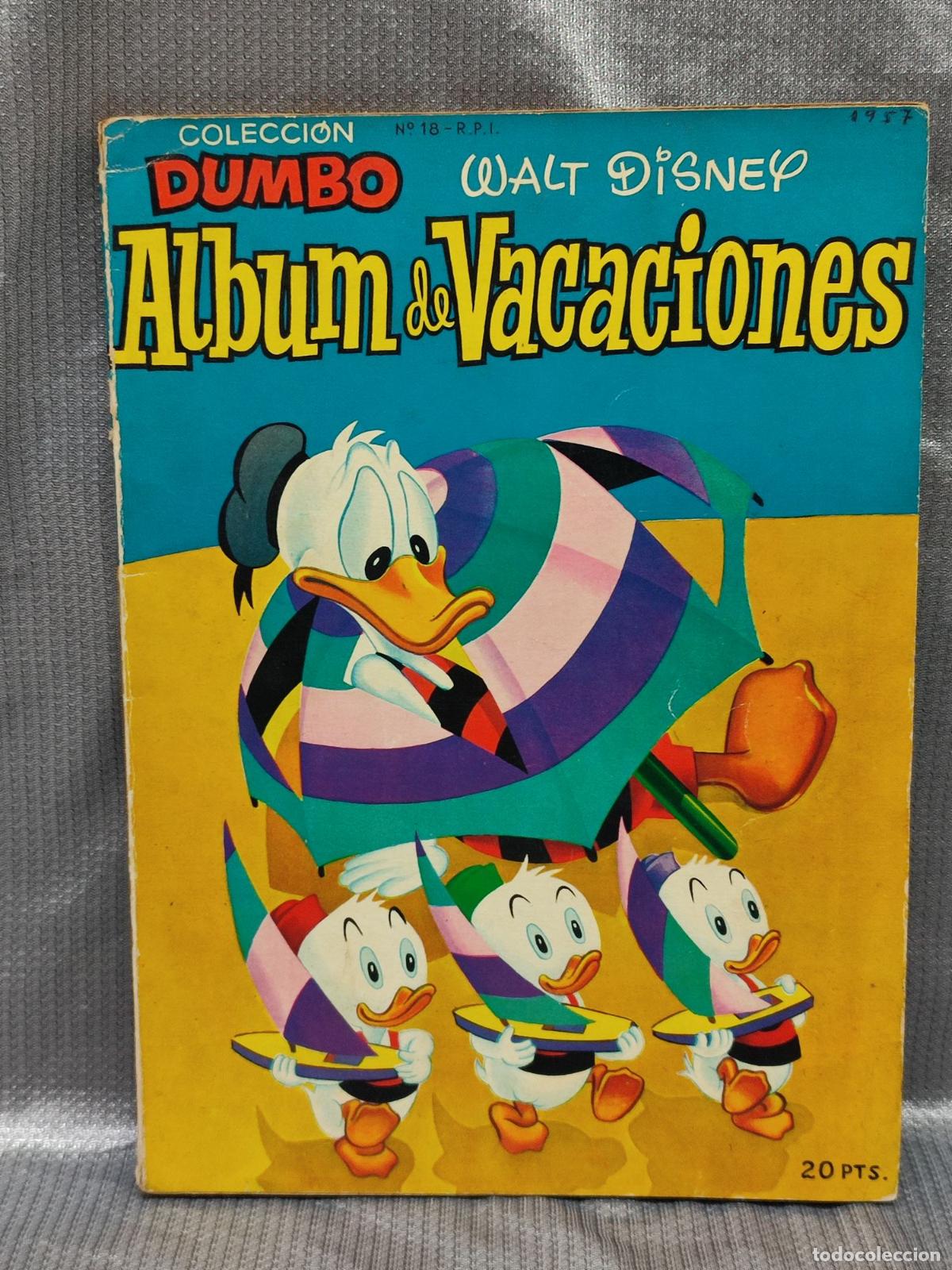 Tebeos: COL. DUMBO. ALBUM DE VACACIONES. ERSA - WALT DISNEY