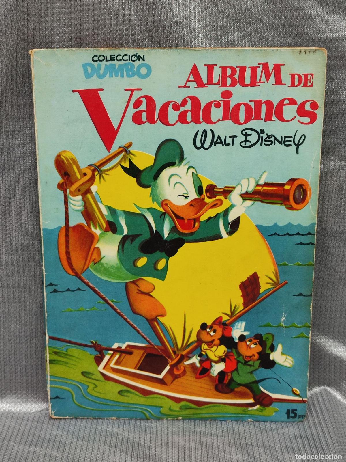 Tebeos: COL. DUMBO. ALBUM DE VACACIONES. ERSA - WALT DISNEY