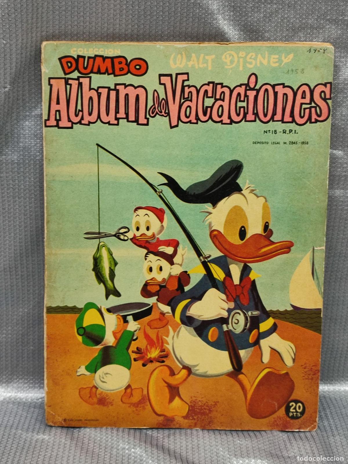 Tebeos: COL. DUMBO. ALBUM DE VACACIONES. ERSA - WALT DISNEY