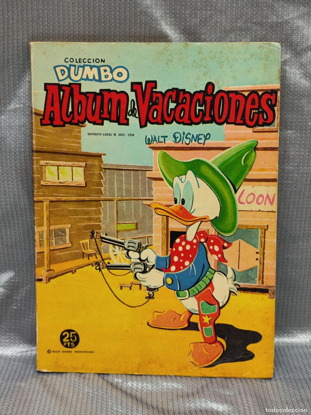 Tebeos: COL. DUMBO. ALBUM DE VACACIONES. ERSA - WALT DISNEY