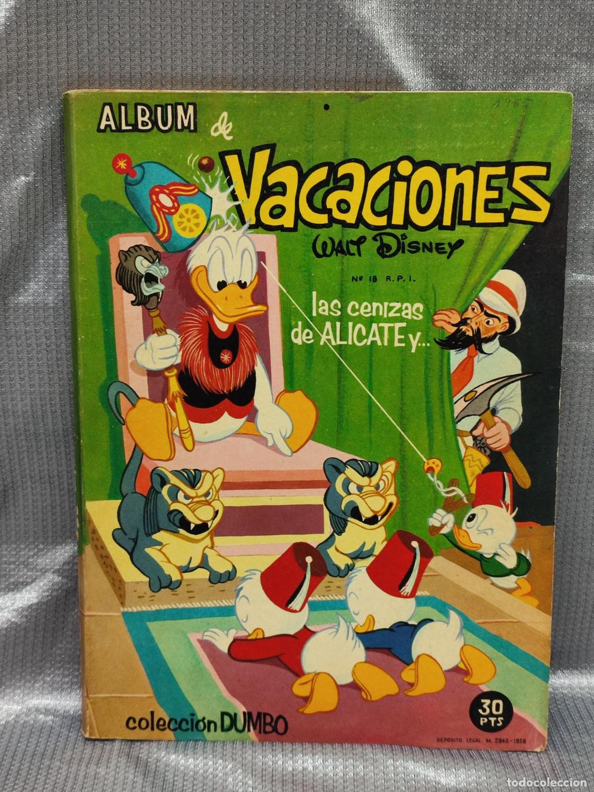 Tebeos: COL. DUMBO. ALBUM DE VACACIONES. ERSA - WALT DISNEY