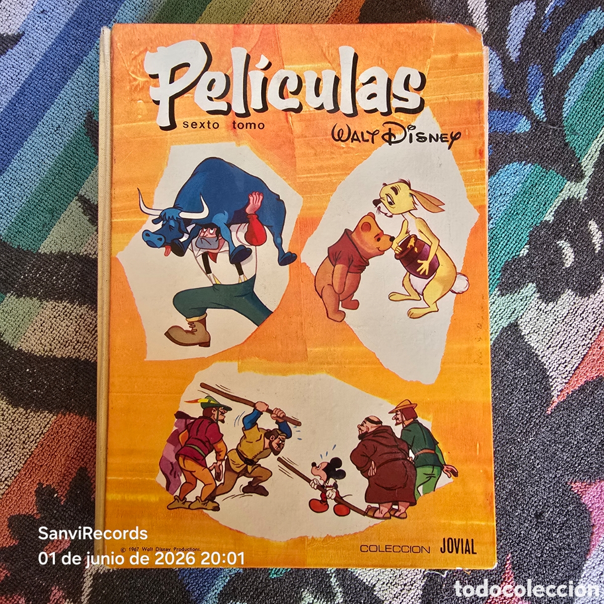 Comics: COLECCI&Oacute;N JOVIAL, PEL&Iacute;CULAS WALT DISNEY TOMO VI (ERSA)