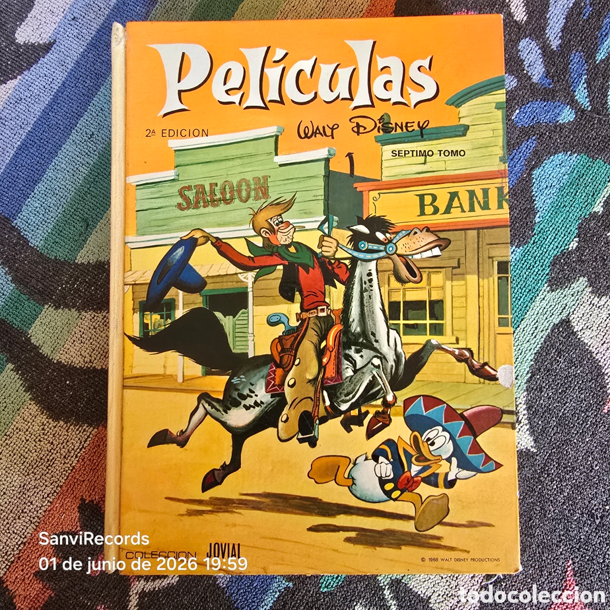 Tebeos: COLECCI&Oacute;N JOVIAL, PEL&Iacute;CULAS WALT DISNEY TOMO VII (ERSA)