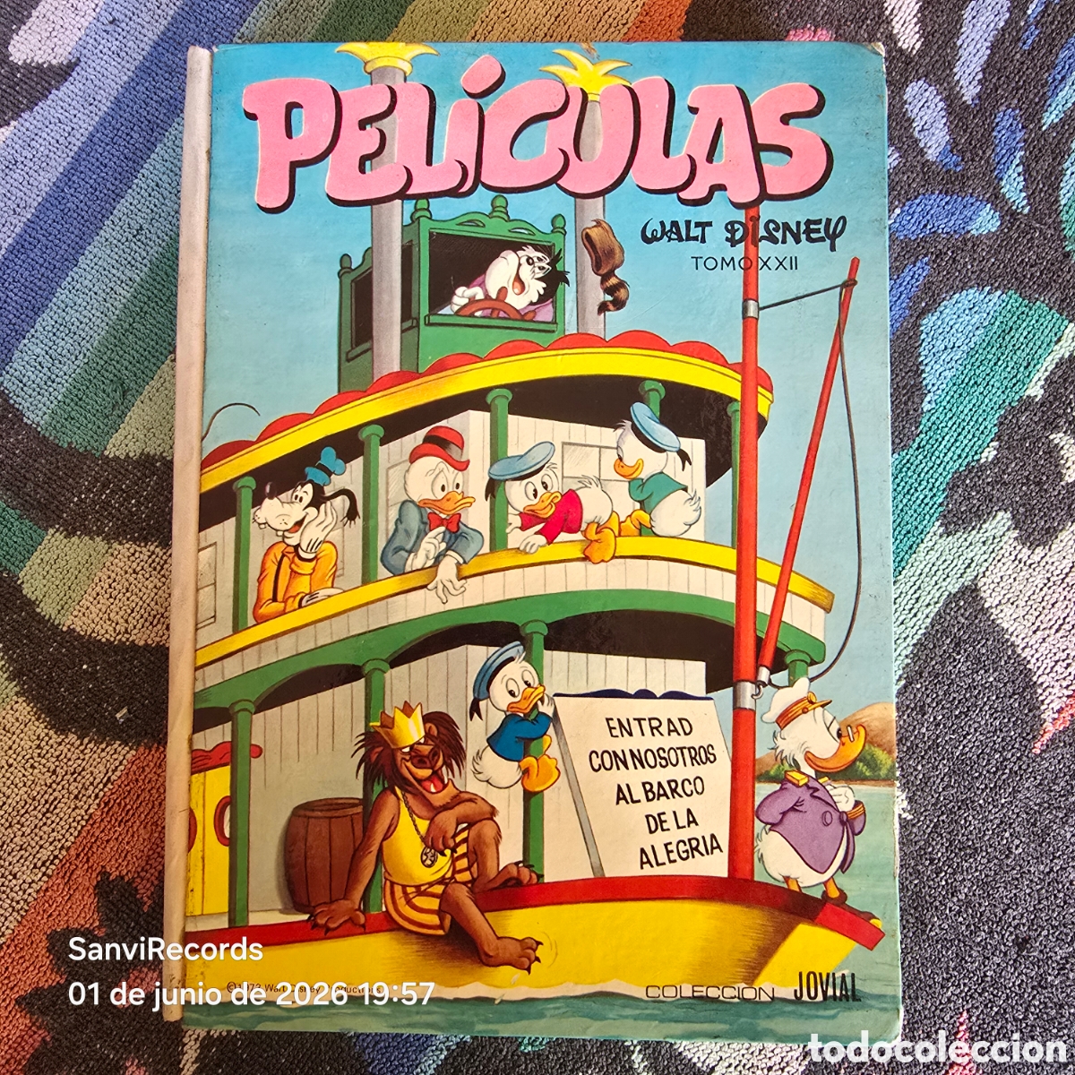 Tebeos: COLECCI&Oacute;N JOVIAL, PEL&Iacute;CULAS WALT DISNEY TOMO XXII (ERSA)