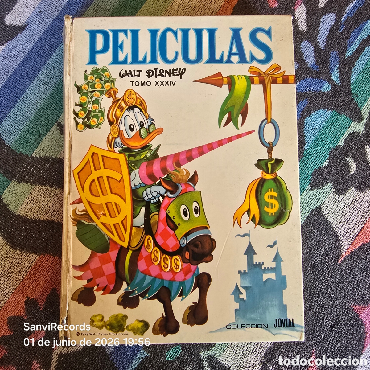 Tebeos: COLECCI&Oacute;N JOVIAL, PEL&Iacute;CULAS WALT DISNEY TOMO XXXIV (ERSA)