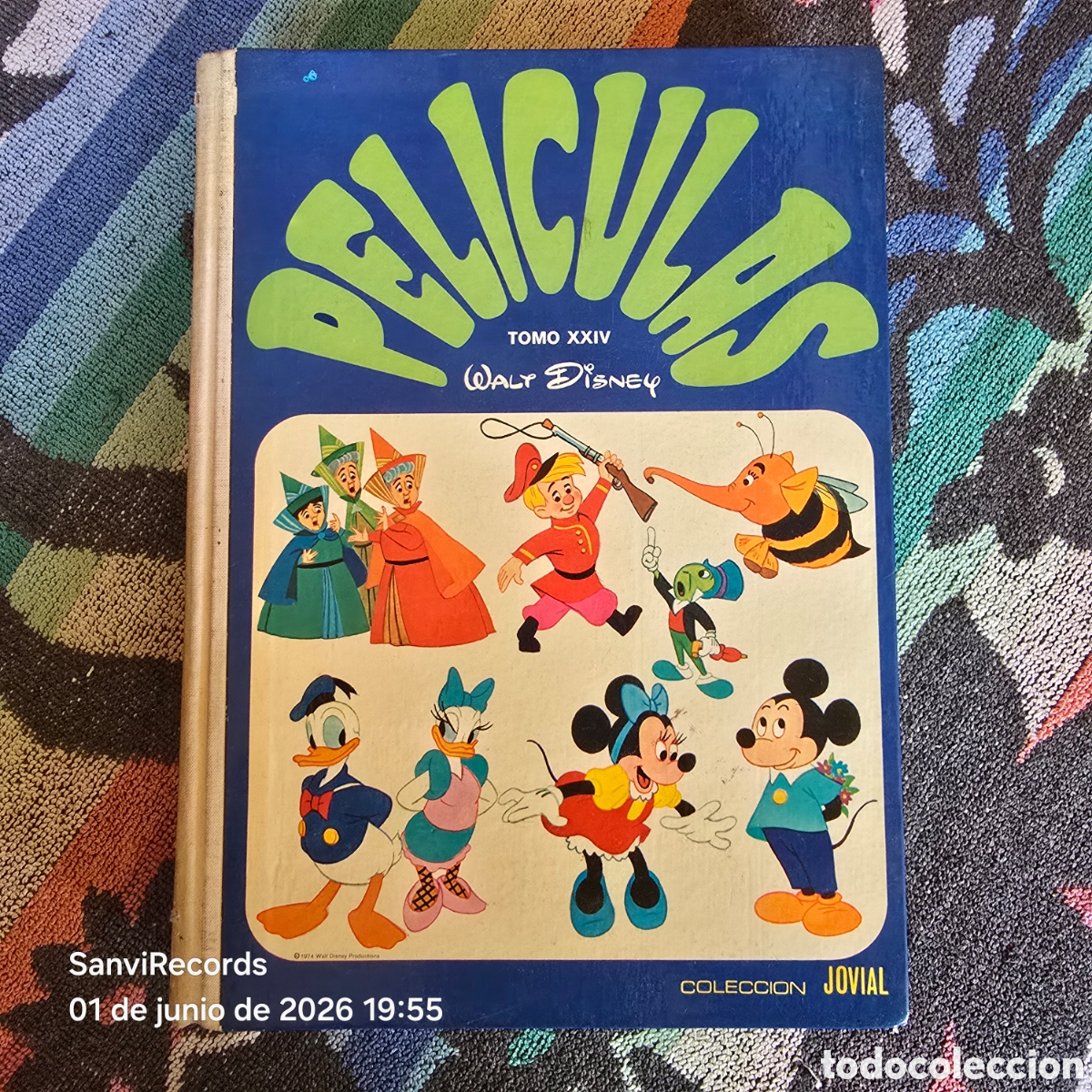 Tebeos: COLECCI&Oacute;N JOVIAL, PEL&Iacute;CULAS WALT DISNEY TOMO XXIV (ERSA)
