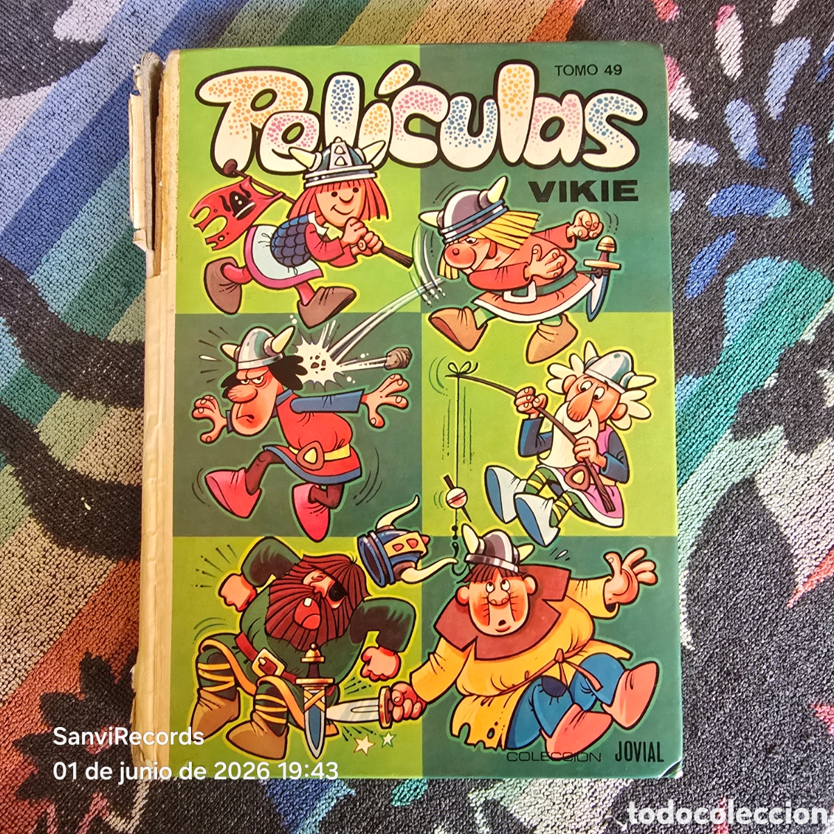 Tebeos: COLECCI&Oacute;N JOVIAL, PEL&Iacute;CULAS VIKIE TOMO 49 (ERSA)