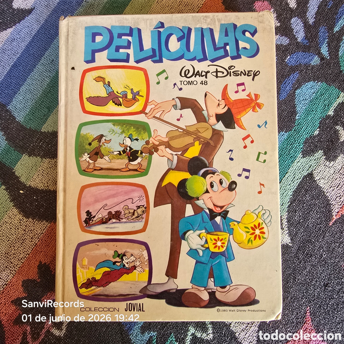 Tebeos: COLECCI&Oacute;N JOVIAL, PEL&Iacute;CULAS WALT DISNEY TOMO 48 (ERSA)