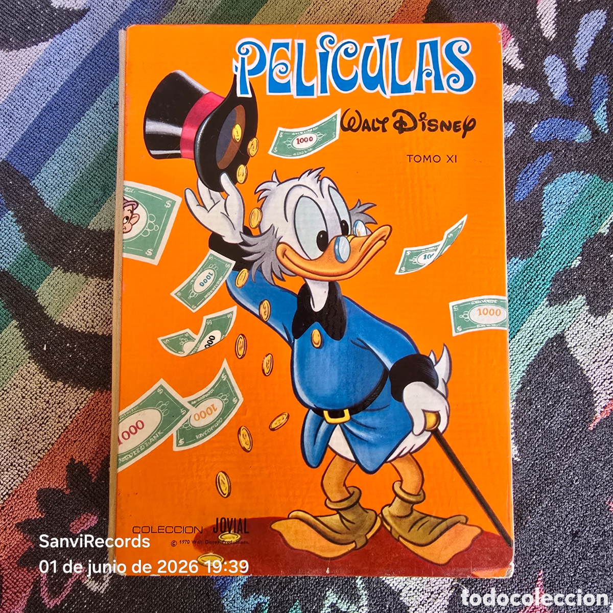Tebeos: COLECCI&Oacute;N JOVIAL, PEL&Iacute;CULAS WALT DISNEY TOMO XI (ERSA)