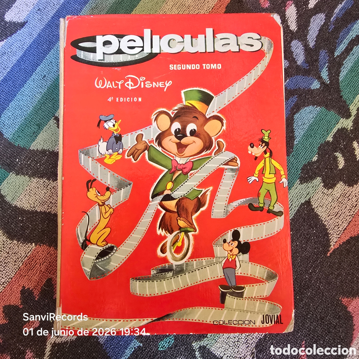Tebeos: COLECCI&Oacute;N JOVIAL, PEL&Iacute;CULAS WALT DISNEY TOMO II (ERSA)