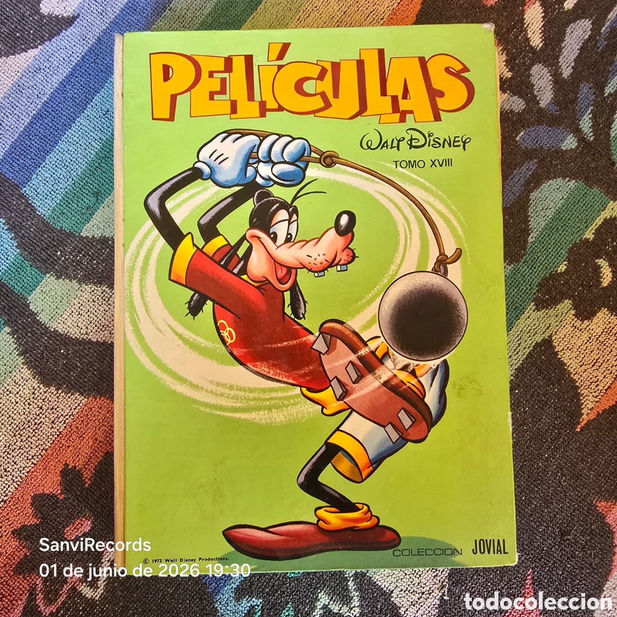 Tebeos: COLECCI&Oacute;N JOVIAL, PEL&Iacute;CULAS WALT DISNEY TOMO XVIII (ERSA)