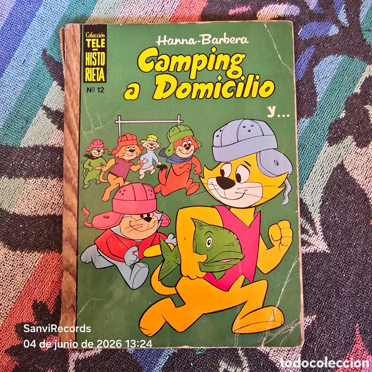 Tebeos: TELE HISTORIETA 12: HANNA-BARBERA, CAMPING A DOMICILIO Y... (E.R.S.A.)