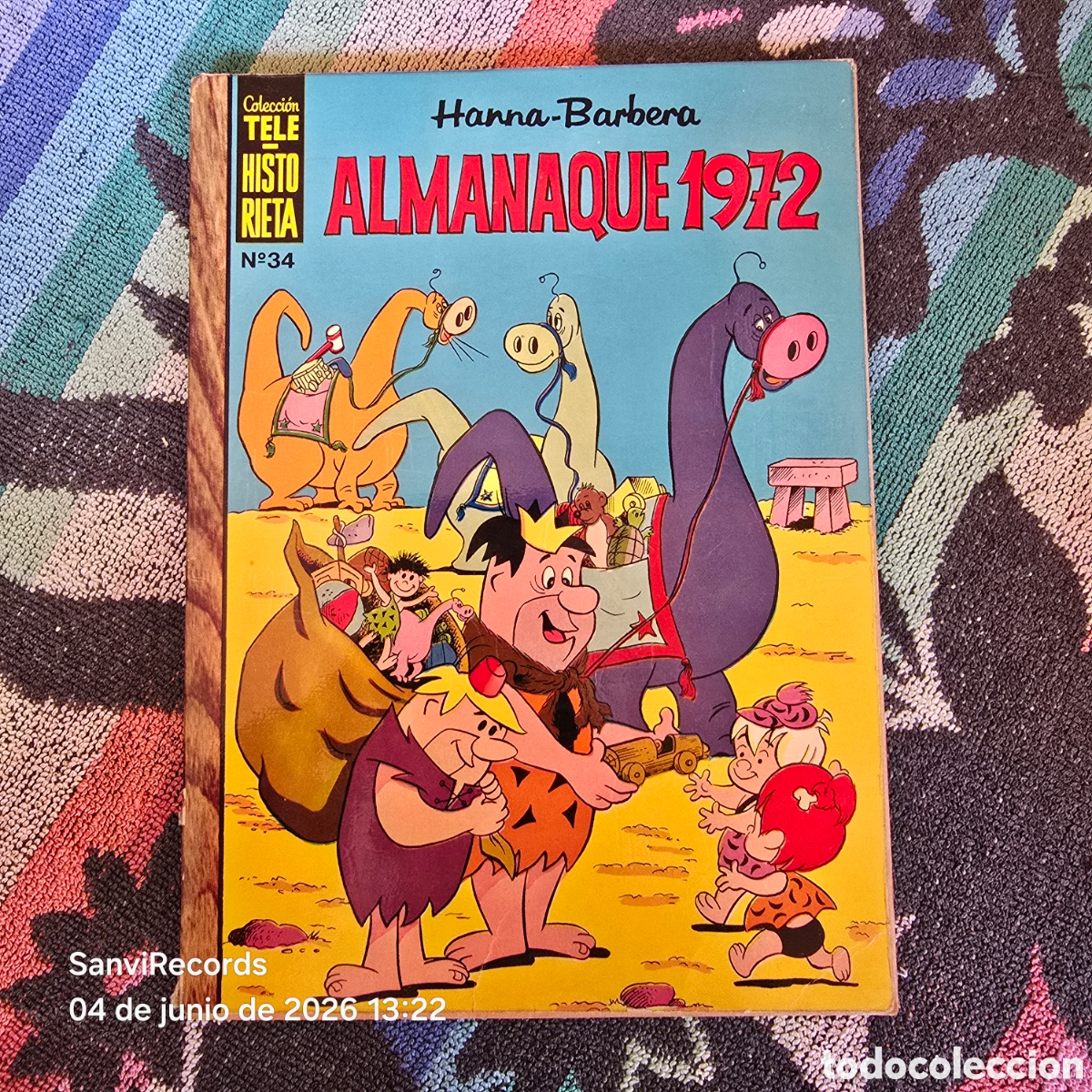 Tebeos: TELE HISTORIETA 34: HANNA-BARBERA, ALMANAQUE 1972 (E.R.S.A.)
