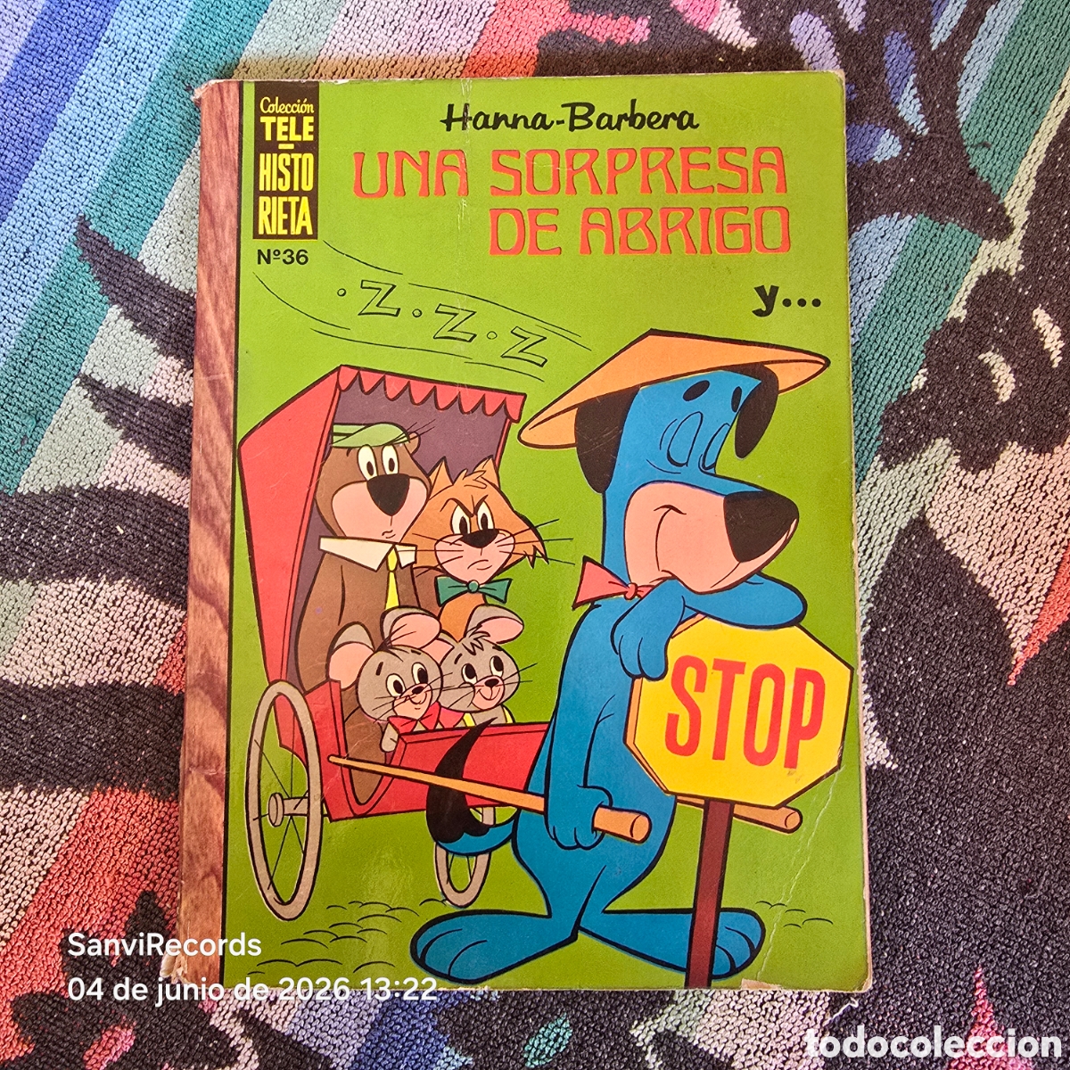 Tebeos: TELE HISTORIETA 36: HANNA-BARBERA, UNA SORPRESA DE ABRIGO Y... (E.R.S.A.)