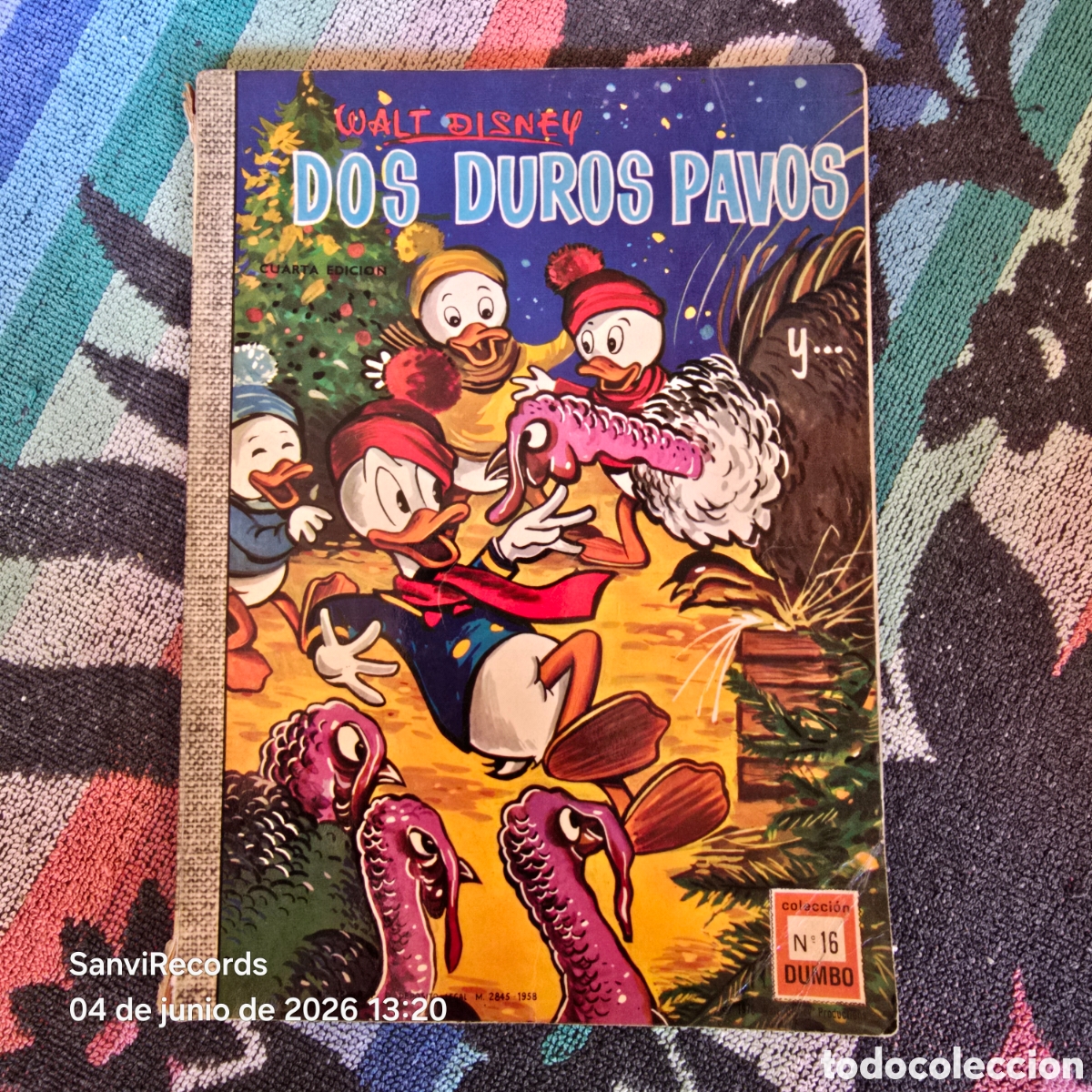 Tebeos: DUMBO 16: WALT DISNEY, DOS DUROS PAVOS (E.R.S.A.)
