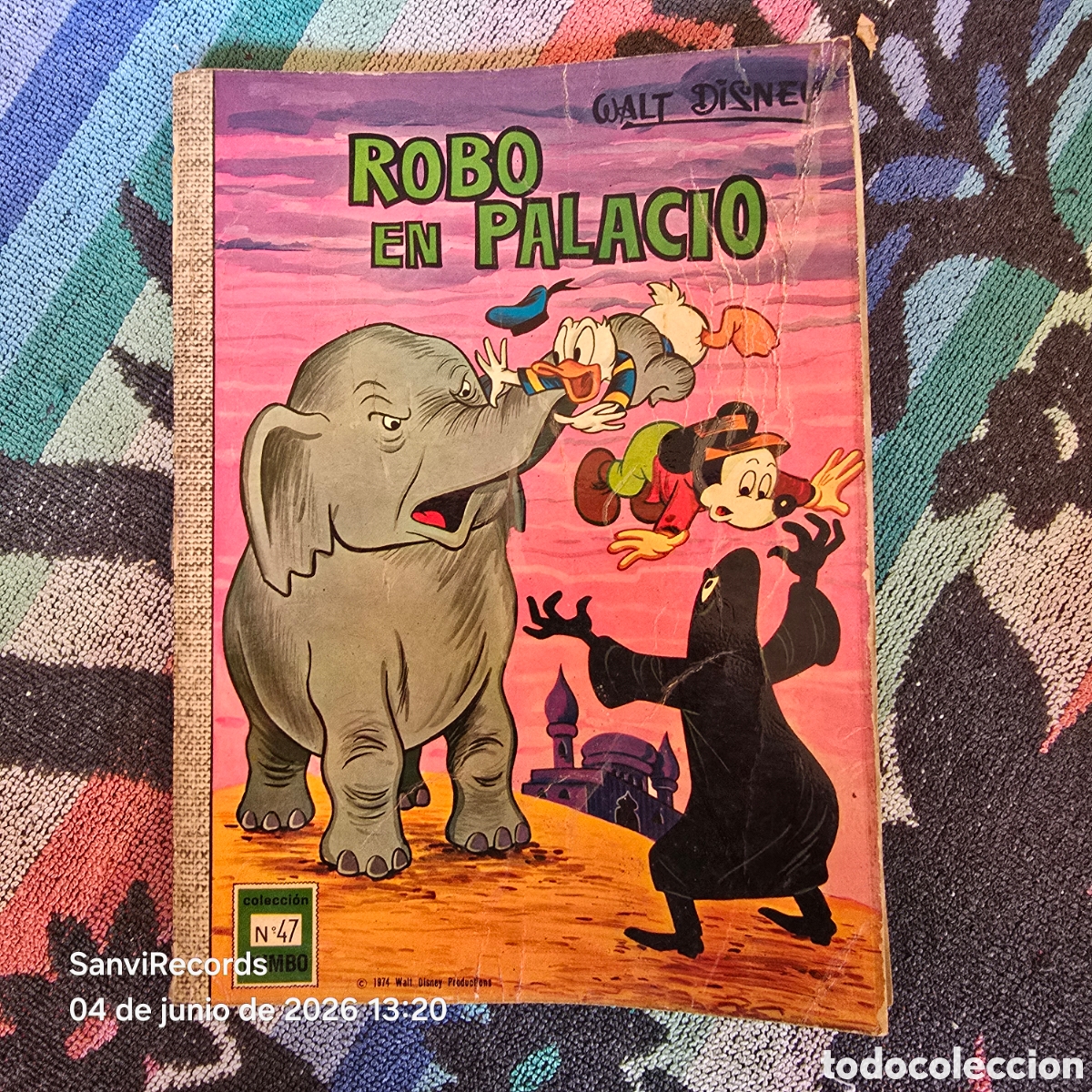 Tebeos: DUMBO 47: WALT DISNEY, ROBO EN PALACIO (E.R.S.A.)