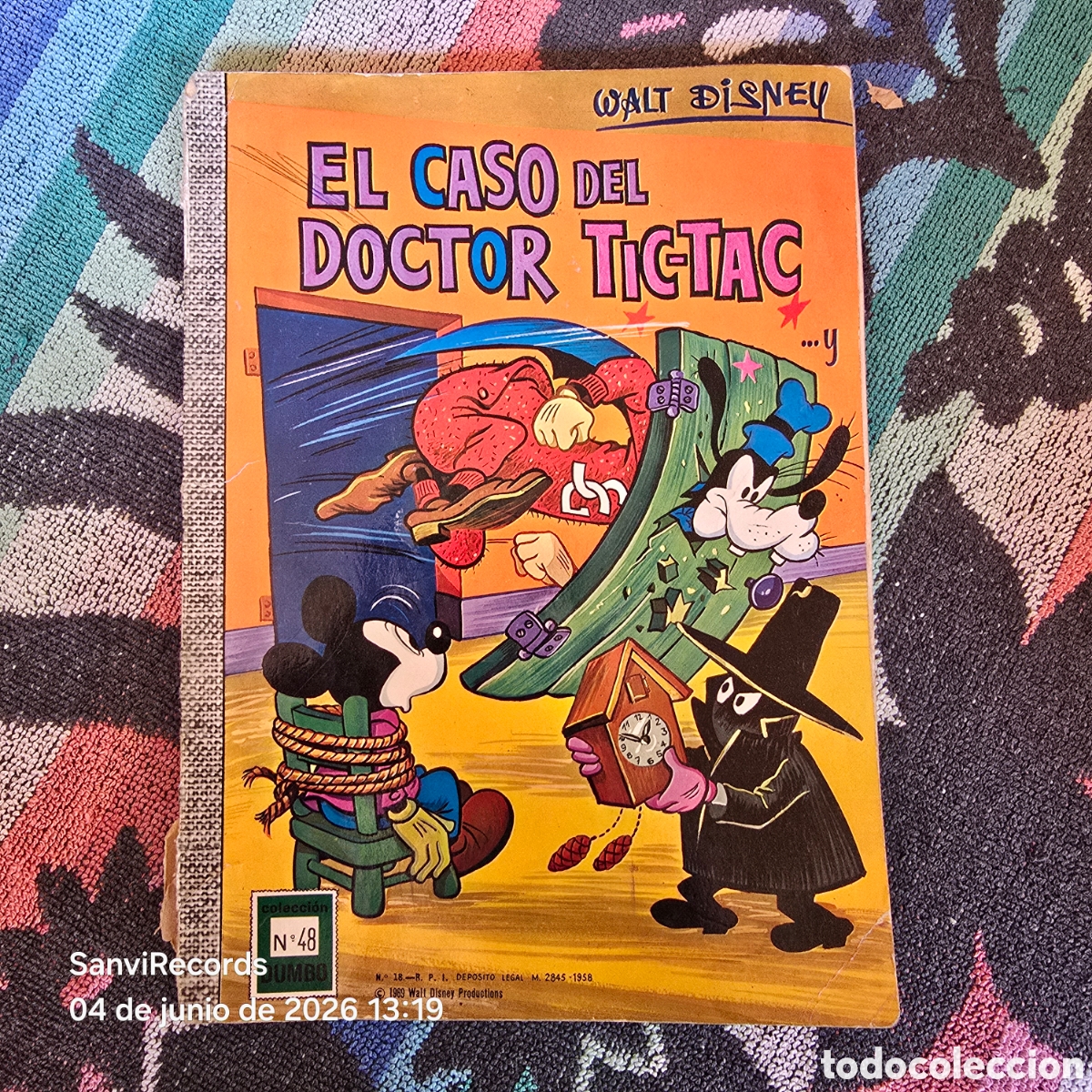 Tebeos: DUMBO 48: WALT DISNEY, EL CASO DEL DOCTOR TIC-TAC ...Y (E.R.S.A.)