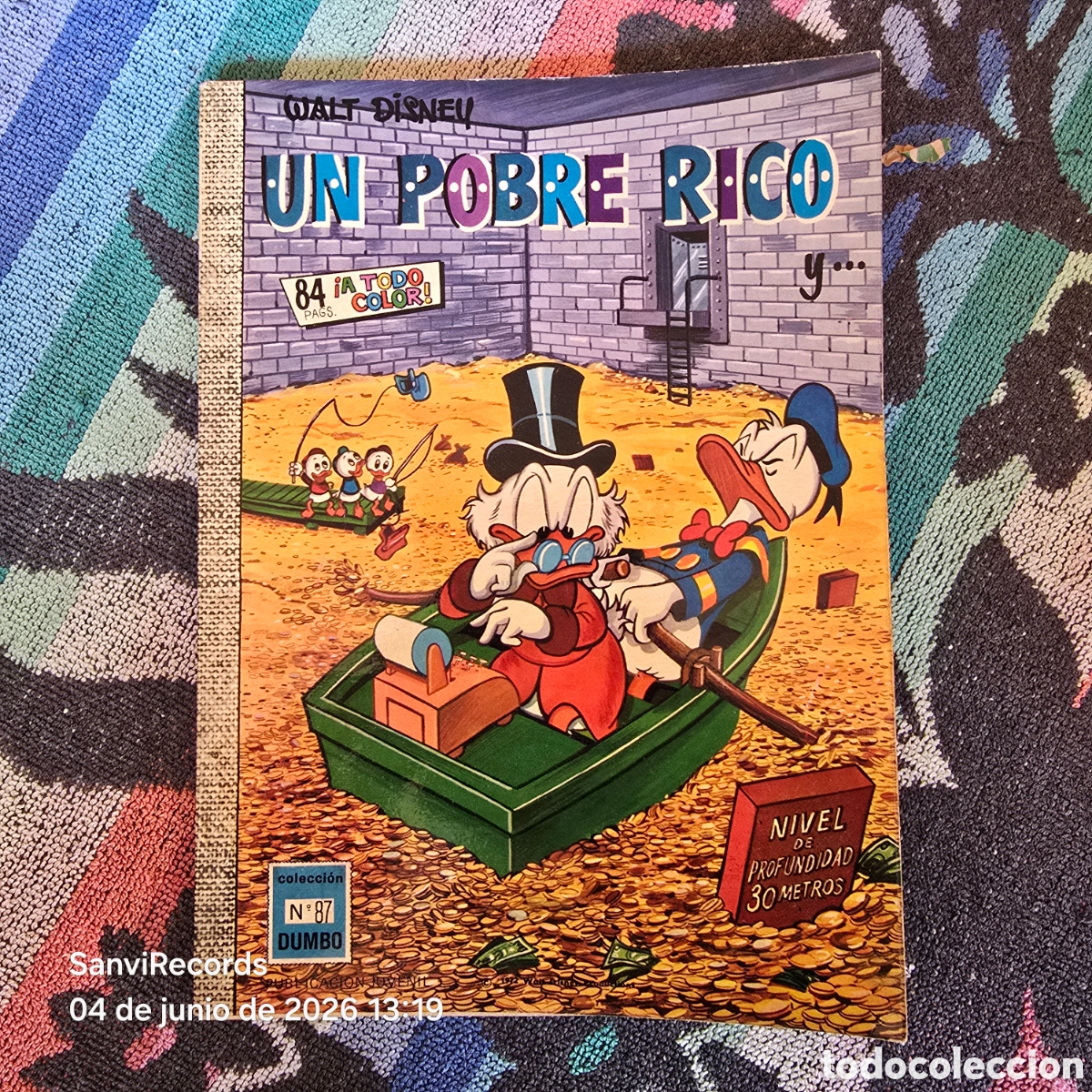 Tebeos: DUMBO 87: WALT DISNEY, UN POBRE RICO Y... (E.R.S.A.)