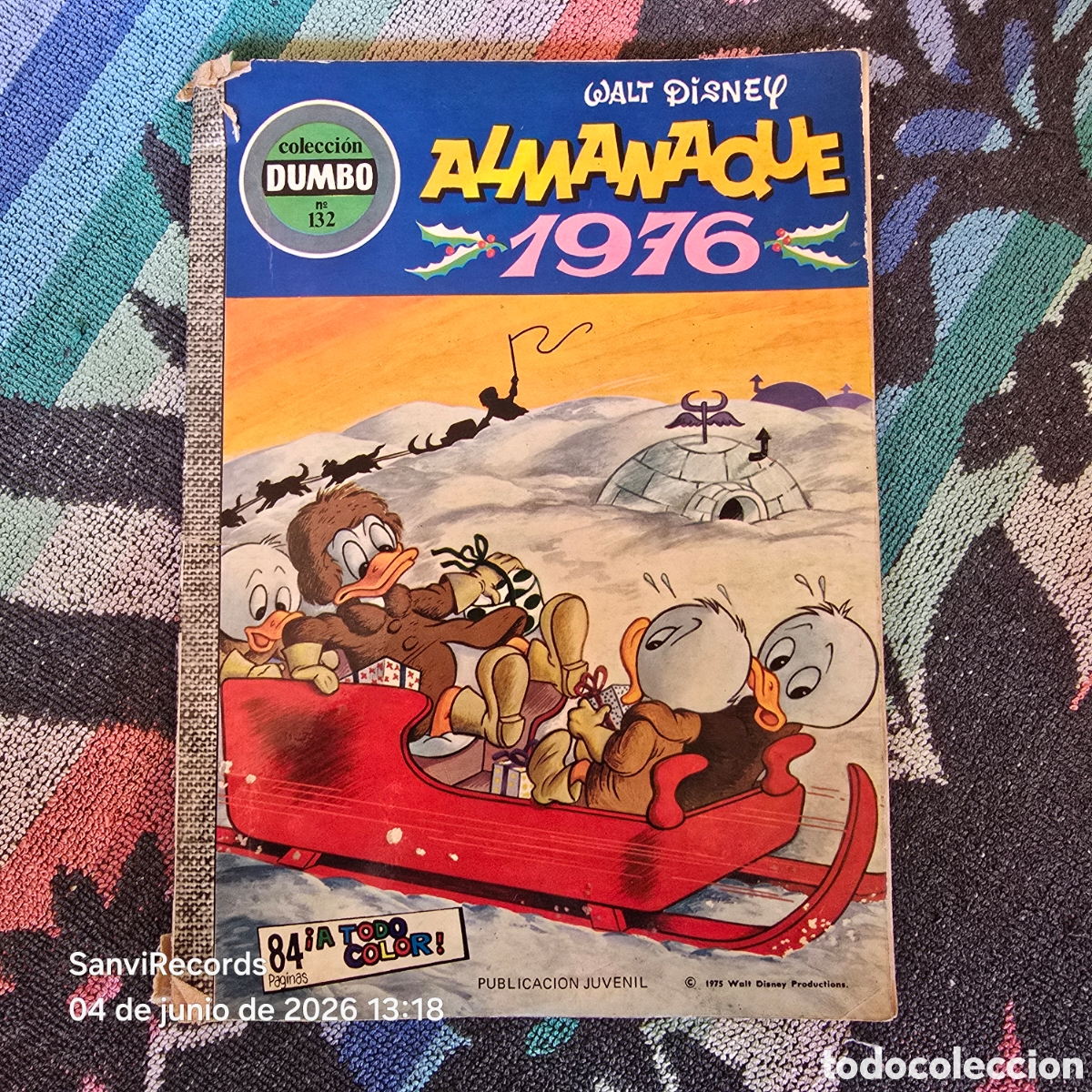 Tebeos: DUMBO 132: WALT DISNEY, ALMANAQUE 1976 (E.R.S.A.)