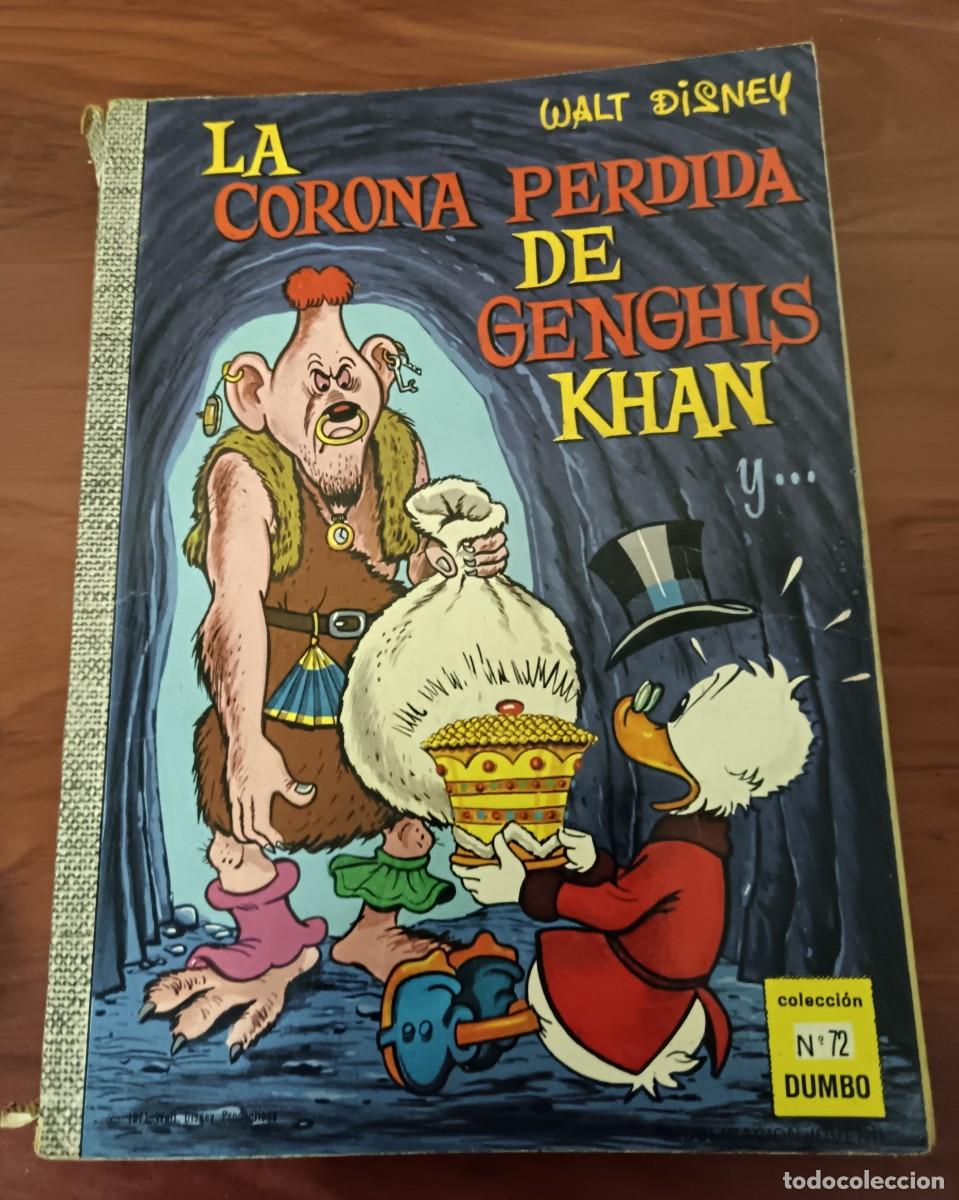 BDs: LA CORONA PERDIDA DE GENGHIS KHAN WALT DISNEY COLECCI&Oacute;N DUMBO N&ordm; 72 ERSA A&Ntilde;O 1971