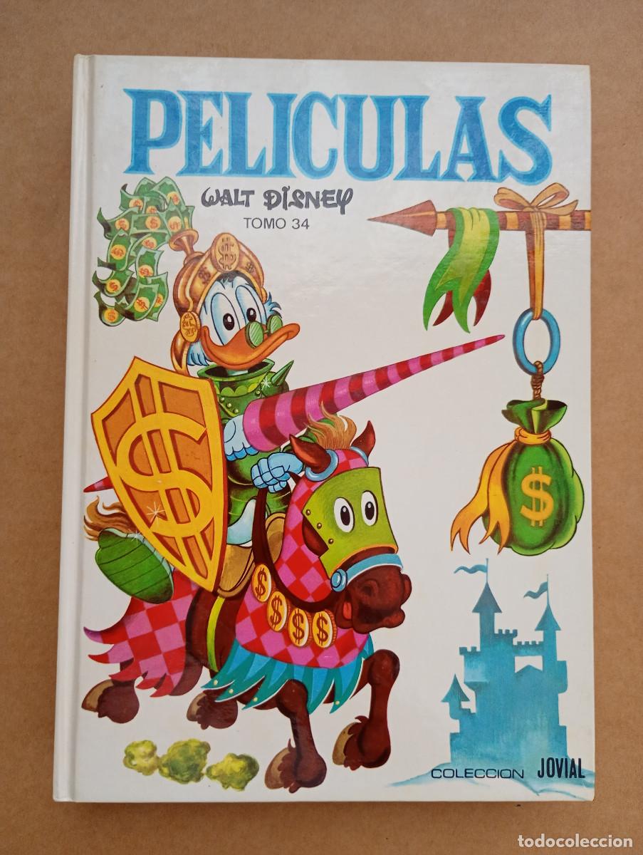 Tebeos: PELICULAS WALT DISNEY TOMO 34 - COLECCION JOVIAL - EDITORIAL ERSA