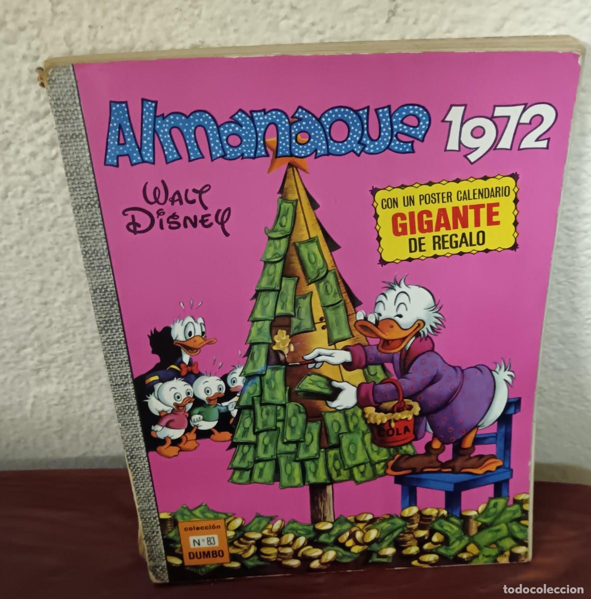 BDs: ALMANAQUE 1972 WALT DISNEY COLECCI&Oacute;N DUMBO N&ordm; 83 ERSA A&Ntilde;O 1971