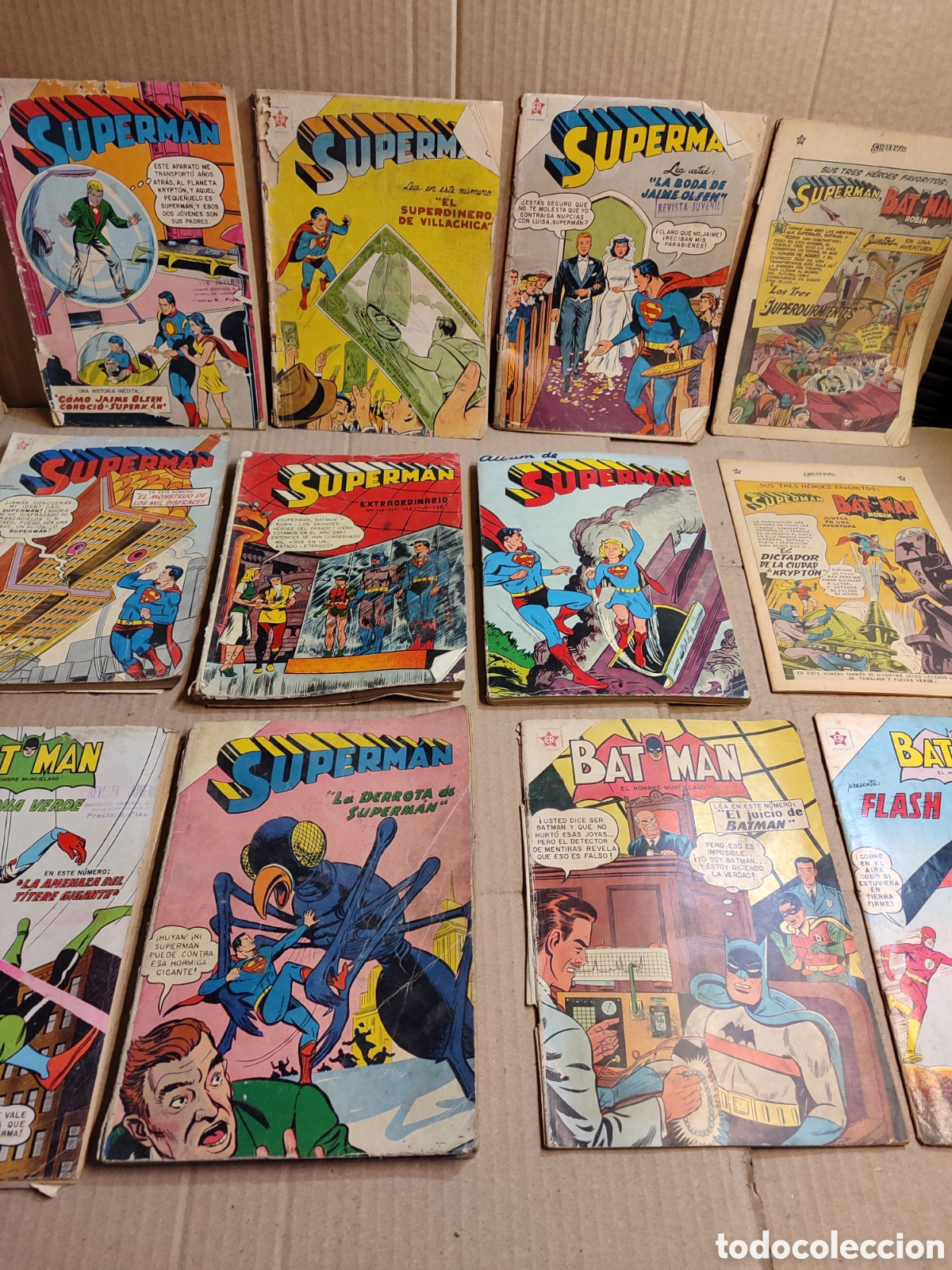 Tebeos: Lote comics Superman,comics Batman de ediciones recreativas
