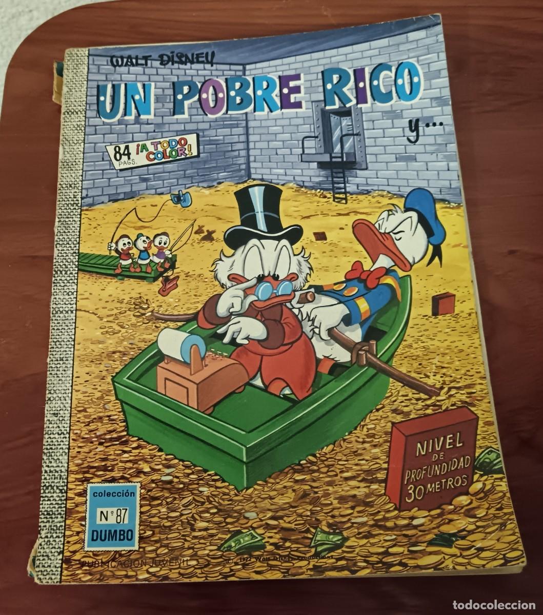 Tebeos: UN POBRE RICO Y... COLECCI&Oacute;N DUMBO N&ordm; 87 WALT DISNEY ERSA A&Ntilde;O 1972