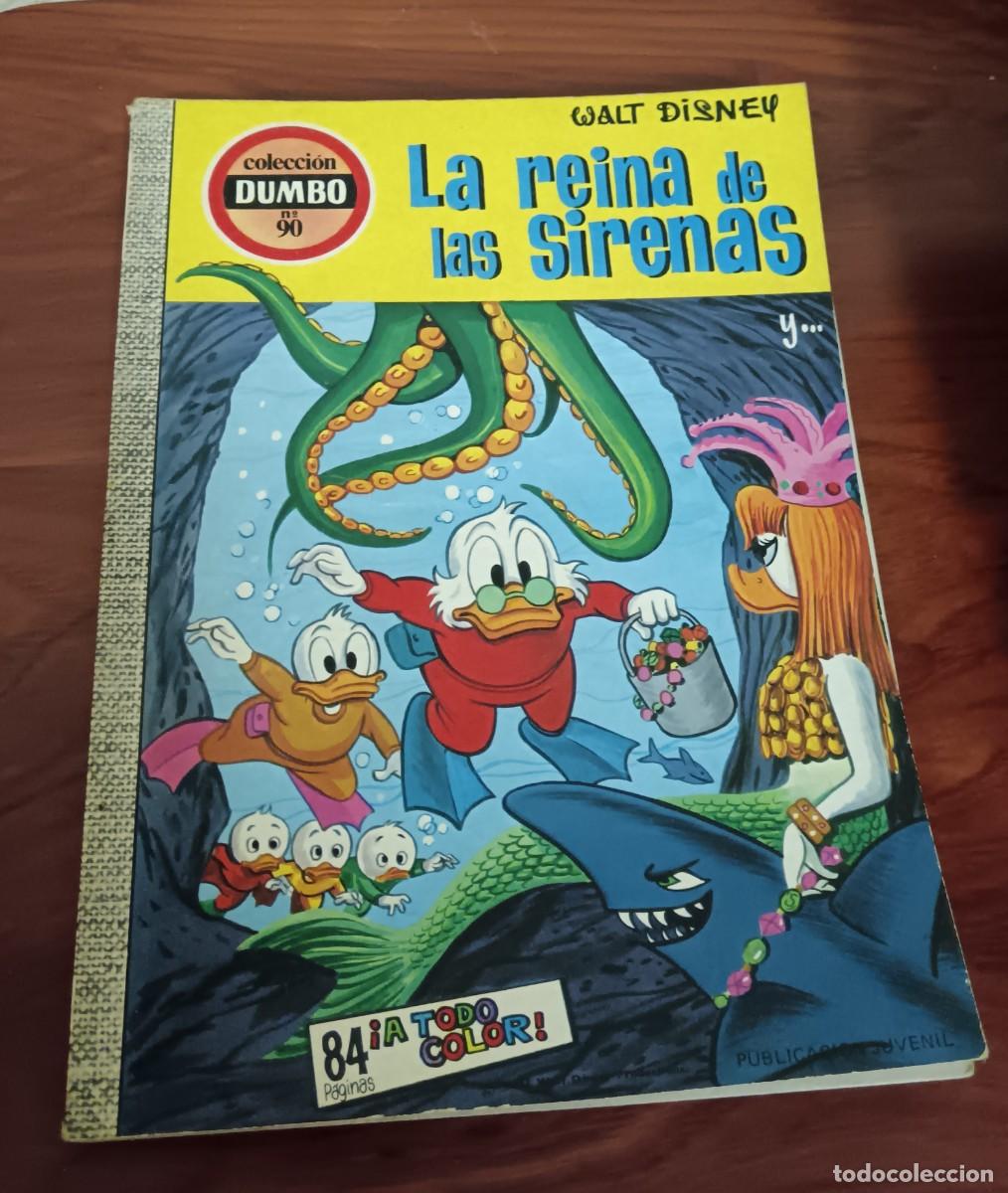 Tebeos: LA REINA DE LAS SIRENAS... COLECCI&Oacute;N DUMBO N&ordm; 90 WALT DISNEY ERSA A&Ntilde;O 1972